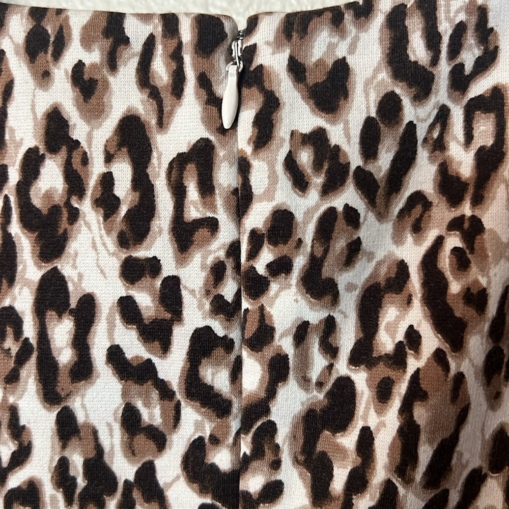 Chico’s Leopard animal Print Sleeveless Dress animal print comfort fun - Picture 8 of 8